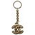 Portachiavi Vintage Chanel Coco Mark Matelassé D'oro