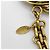 Portachiavi Vintage Chanel Coco Mark Matelassé D'oro - vista 3