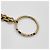 Portachiavi Vintage Chanel Coco Mark Matelassé D'oro - vista 6