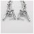 Orecchini a lobo Tiffany & Co. HardWear Graduated Link Argento - vista 6