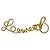 Portachiavi Loewe Signature Bag Charm D'oro