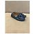 Mocassini Tod's Gommino in pelle blu metallizzata Metallico - vista 3