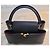 Louis Vuitton Capucines GM Borsa Pelle Granulata Nera Nero - vista 3