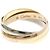 Anello Cartier Trinity in oro giallo rosa e bianco 18K D'oro - vista 6