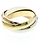 Anello Trinity di Cartier in Oro 18K D'oro - vista 2
