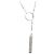 Collana lariat GUCCI in oro bianco 18K Argento