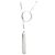Collana lariat GUCCI in oro bianco 18K Argento - vista 2