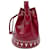 Sac à bandoulière vintage Yves Saint Laurent Rouge  - vue 3