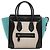 Céline Borsa Luggage Celine in pelle e scamosciato Nero Beige Verde