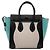 Céline Borsa Luggage Celine in pelle e scamosciato Nero Beige Verde - vista 2