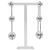 Orecchini Tiffany & Co. HardWear Triple Drop Argento