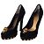 Alexander McQueen Punk Skull Wildleder Pumps Schwarz