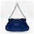 Borsa a tracolla Salvatore Ferragamo Gancini con catena di strass Blu - vista 2