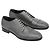 Jimmy Choo Scarpe Derby in pelle grigia glitterata Argento Grigio