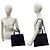 Loewe Anagram Logo Nappa Leder Mini Tote Bag Schwarz - Ansicht 2