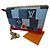Louis Vuitton Pochette Twist Damier Denim Patchwork Borsa a Spalla Rosso Blu D'oro