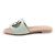 Sandali Gucci in scamoscia Verde - vista 5