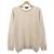 Autre Marque Barneys New York Kaschmir-Mischstrick Weiß Beige