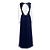 Abito da sera Jenny Packham in tulle blu navy con paillettes Blu scuro - vista 5