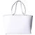 Valentino Borsa Shopper Logo Fillme Small Bianca Argento - vista 8