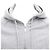 Thom Browne Felpa con cappuccio e zip grigia Bars Marrone - vista 2