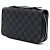 Louis Vuitton Damier Graphite Zippy XL Wallet Pouch Braun - Ansicht 2