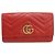 Gucci Bi-Fold-Geldbörse aus rotem gestepptem Leder