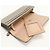 Prada Bi-fold Long Wallet aus grauem Leder Braun - Ansicht 3