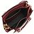 Borsa Tote 2-Way Prada 1BA113 in rosso Bordò - vista 3