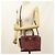 Borsa Tote 2-Way Prada 1BA113 in rosso Bordò - vista 8