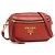Borsa a tracolla in pelle rossa Prada Rosso