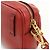 Borsa a tracolla in pelle rossa Prada Rosso - vista 6