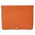 Hermès Clutch Dogon Meeting HERMES in Potiron Arancione