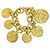 Bracciale a catena con medaglia Coco Mark Chanel Vintage 93A D'oro - vista 2