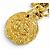 Bracciale a catena con medaglia Coco Mark Chanel Vintage 93A D'oro - vista 6