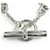 Hermès Hermes Farandole 925 Chaine d'Ancre Bracciale con Charm Argento  - vista 2