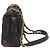 Mini borsa a tracolla matelassé in denim stampato Chanel Nero - vista 3
