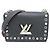 Borsa a Spalla Louis Vuitton Twist MM Nero
