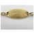Bracciale charm in metallo dorato Louis Vuitton D'oro - vista 6