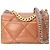 Borsa a Spalla Chanel 19 Small Chain Marrone - vista 3