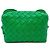 Mini borsa a tracolla Loop di Bottega Veneta Verde