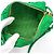 Mini borsa a tracolla Loop di Bottega Veneta Verde - vista 5