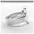 Gucci Ring mit ovalem Logo Silber - Ansicht 3