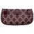 Céline Borsa a tracolla Celine Triomphe in jacquard e pelle Rosso - vista 2