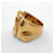 Anel Cassandra Logo Band Yves Saint Laurent Dourado  - vista 2
