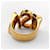 Anel Cassandra Logo Band Yves Saint Laurent Dourado  - vista 5