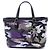 Dior Purple Anselm Reyle Mini Canvas Camouflage Shopping Tote