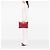 Clutch Chanel Red Large Diagonal Quilted Lambskin O Case Rosso - vista 5