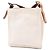Fendi Borsa a tracolla in tela bianca FF Bianco Bianco sporco - vista 2