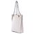 Tote de compras Fendi em couro branco pequeno - vista 2